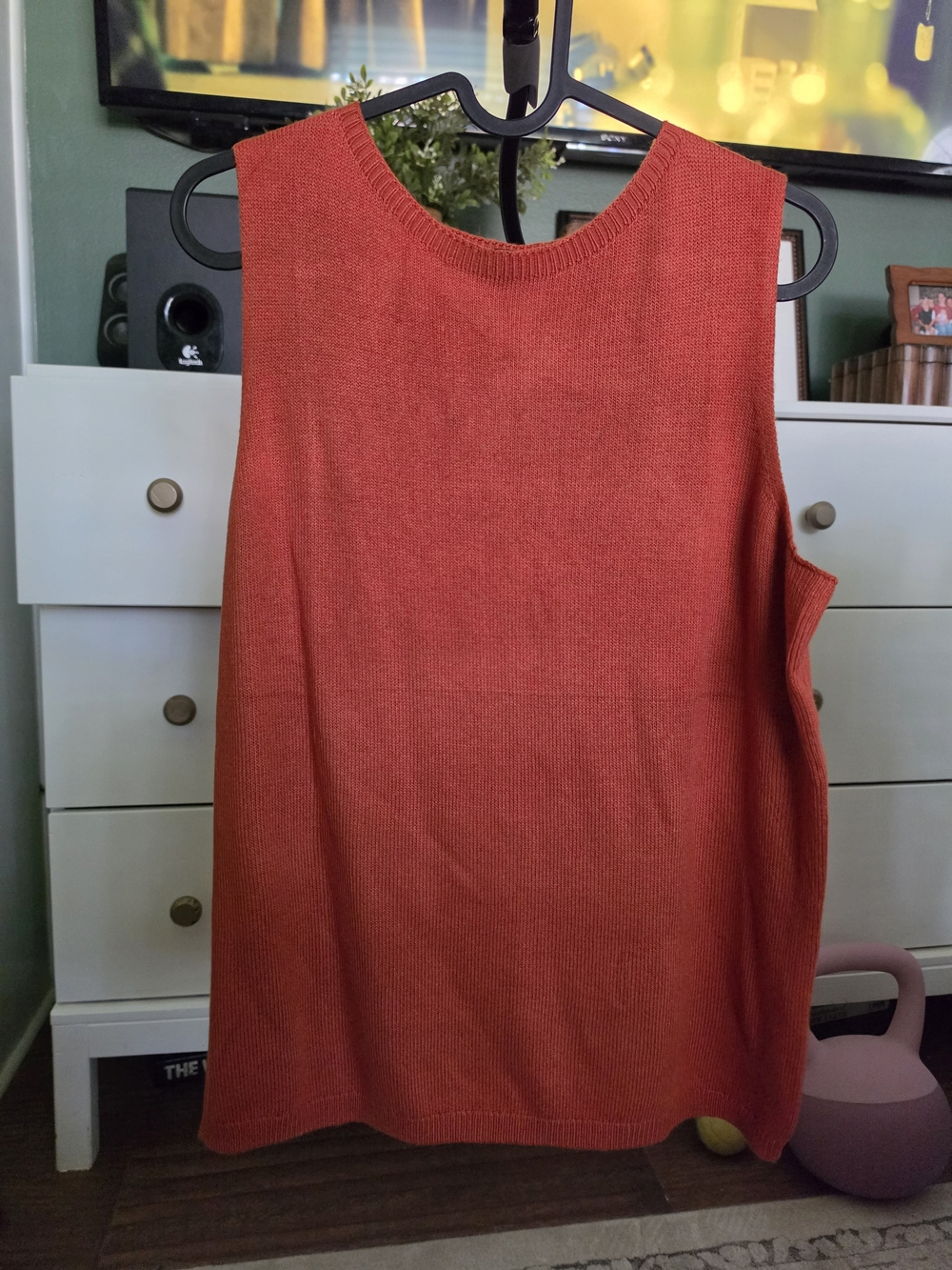 Sleeveless Knit Tank Top